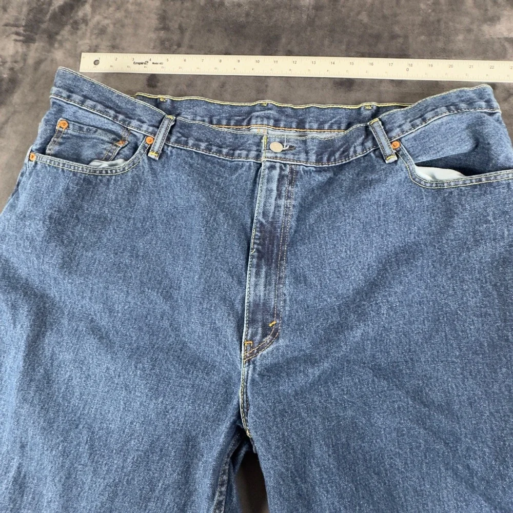Levis 560 Comfort Fit Jeans Mens 42x29 Blue Loose Tapered Denim 2423